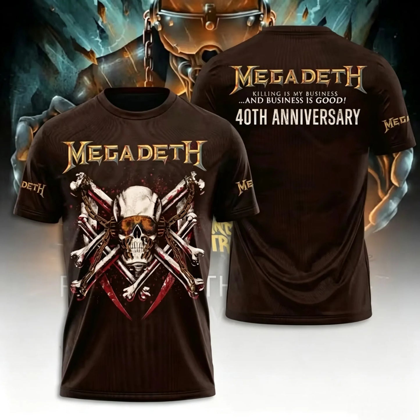 Men's American Thrash Metal Band Short-Sleeve T-Shirt