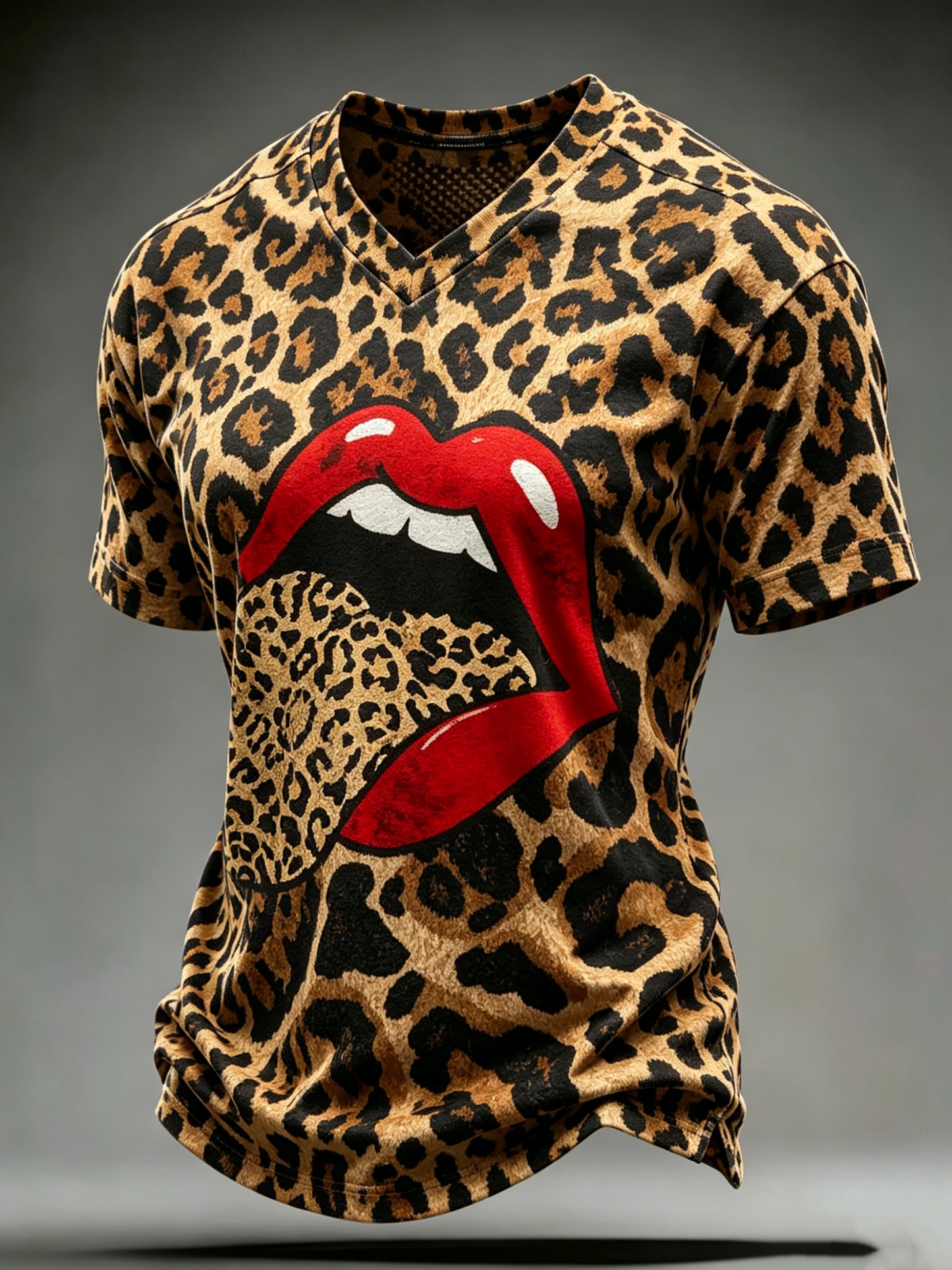 Women's Casual The Rolling Stones Print T-Shirt