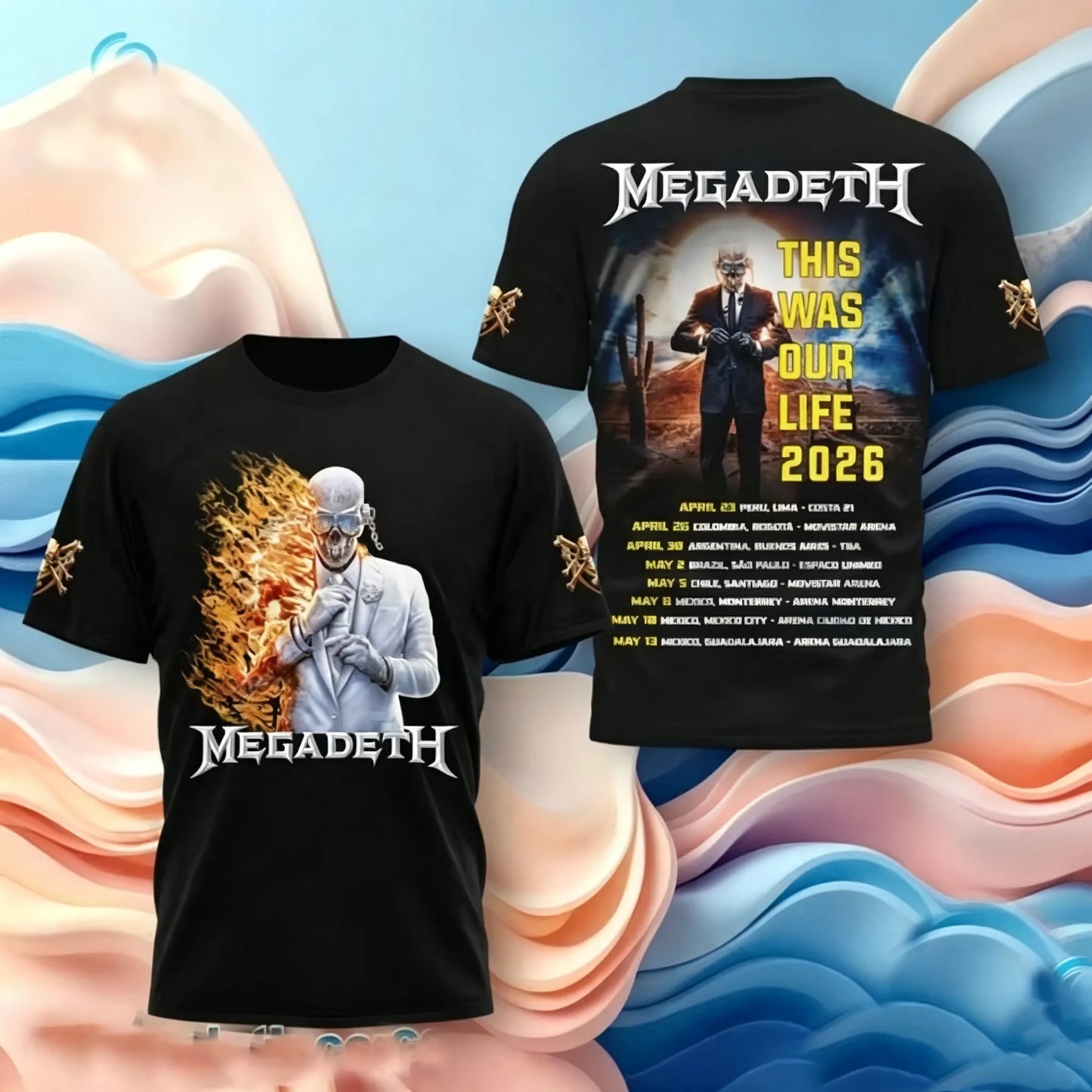 Men's American Thrash Metal Band Short-Sleeve T-Shirt
