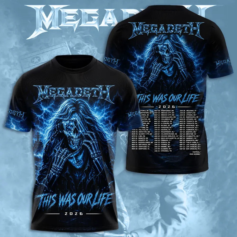 Men's American Thrash Metal Band Short-Sleeve T-Shirt