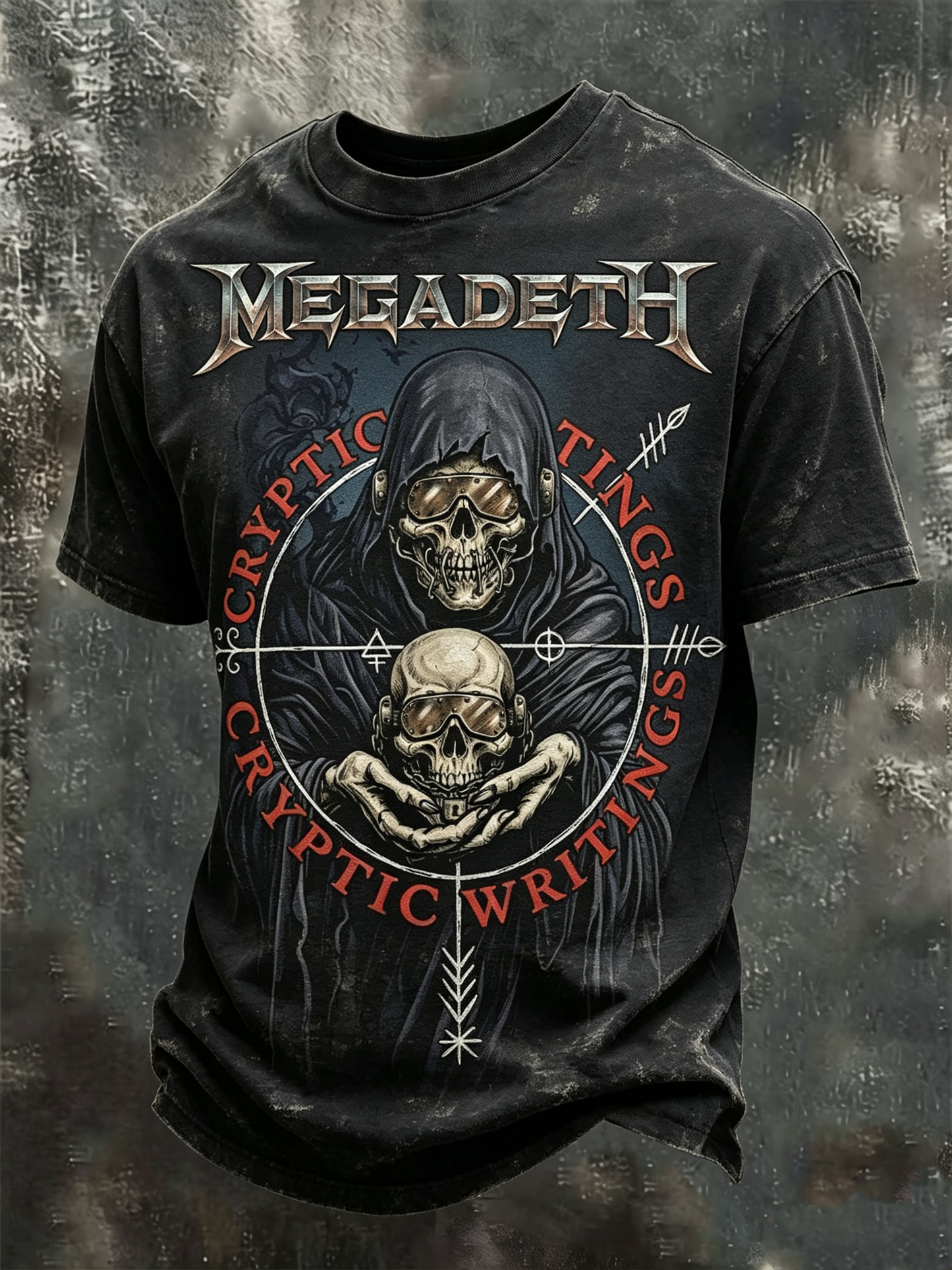 Men's American Thrash Metal Band Short-Sleeve T-Shirt