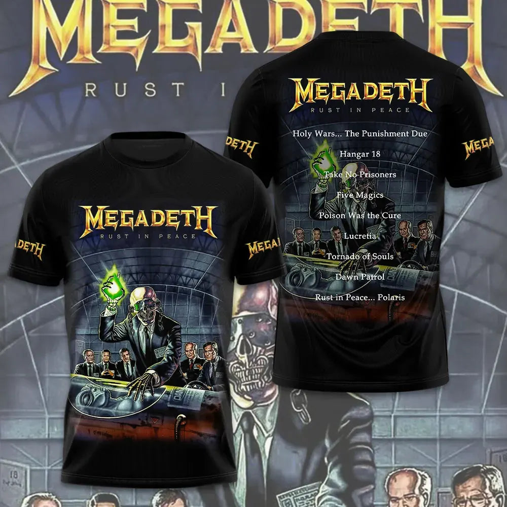 Men's American Thrash Metal Band Short-Sleeve T-Shirt