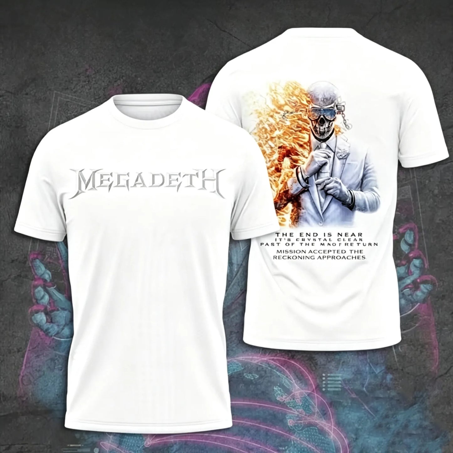 Men's American Thrash Metal Band Short-Sleeve T-Shirt