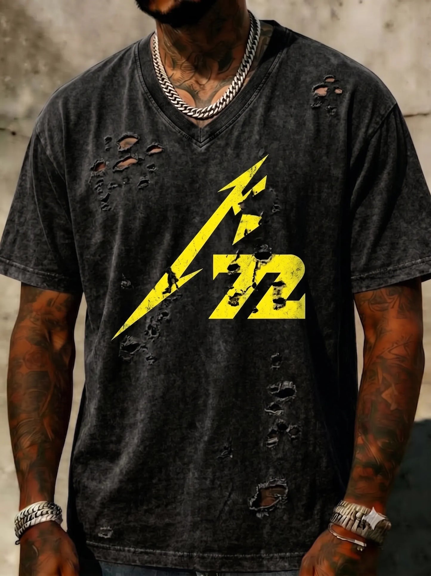 Men's Metallica Fans Print Casual T-Shirt