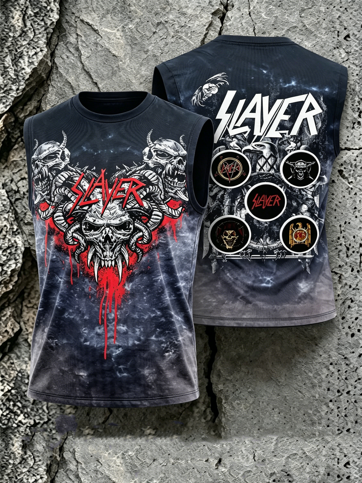 Men's Slayer Fans Print Tank Top