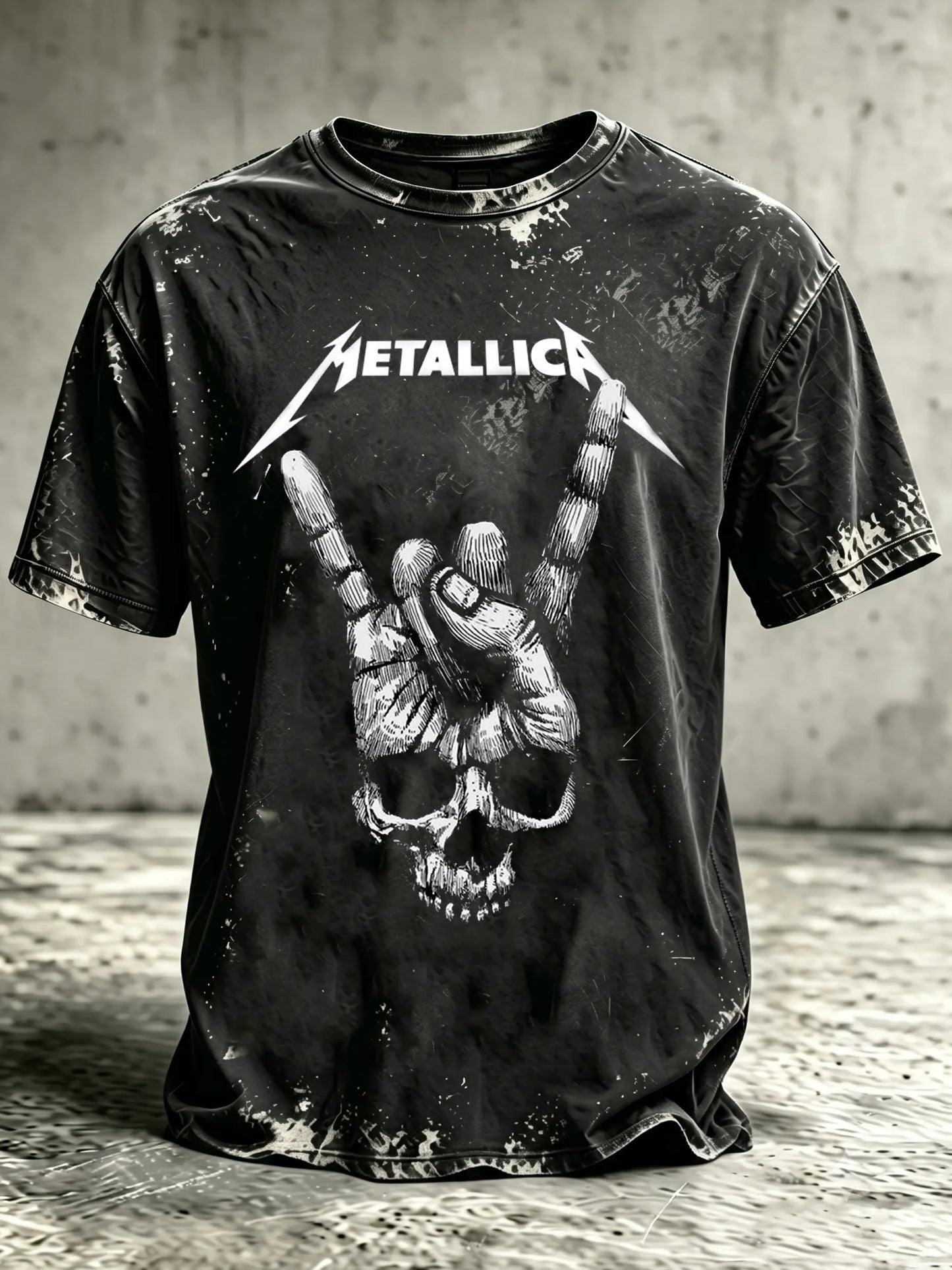Men's Metallica Fans Print T-Shirt