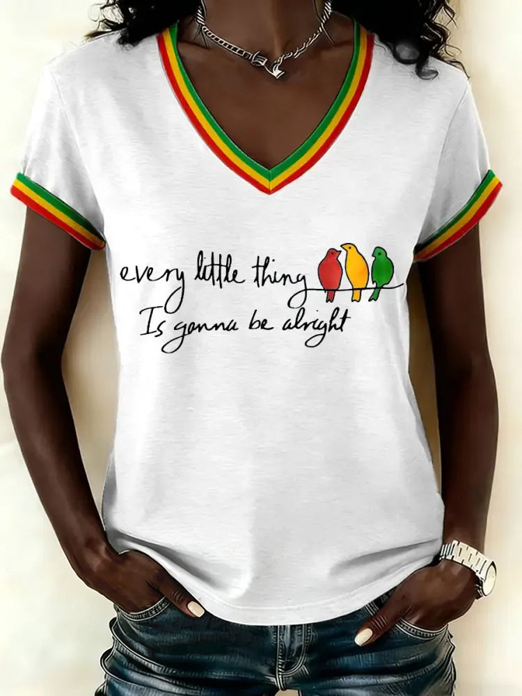 Women's 'Every Little Thing Is Gonna Be Alright' T-Shirt