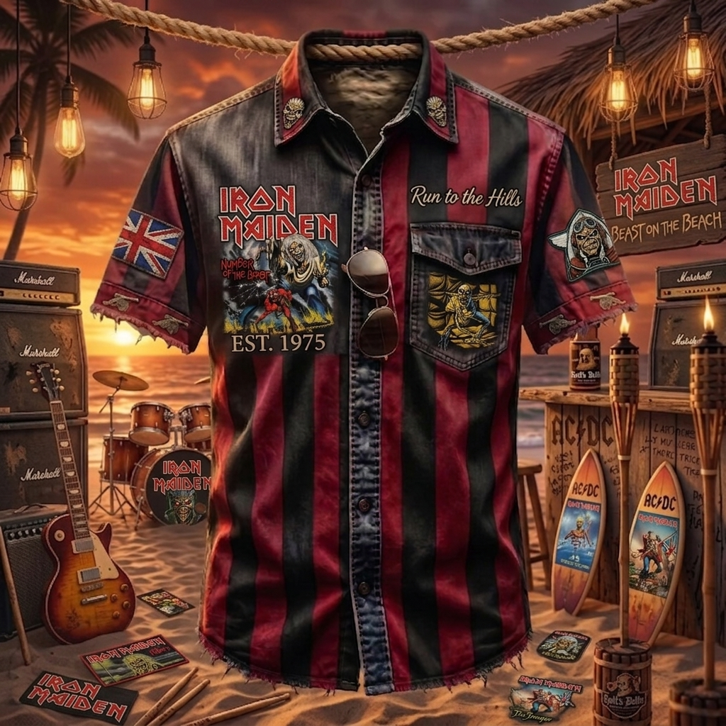 Men's Iron Maiden 50th Anniversary Tour Fan Shirt