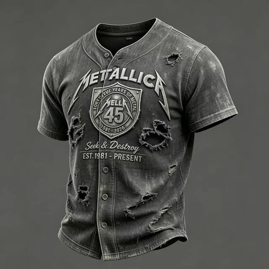 Men's Metallica's '26 Tour Print Jersey