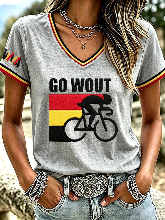 Women's Casual Print Short-Sleeve T-Shirt