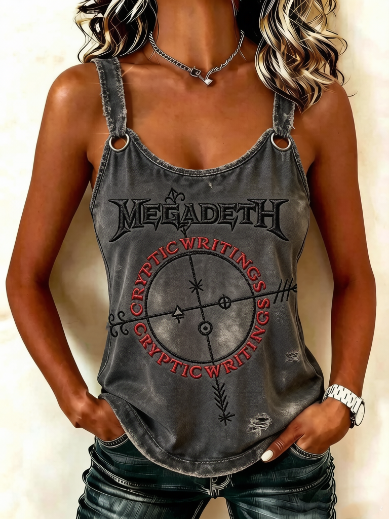 Women's American Thrash Metal Band Sleeveless Fan Vest