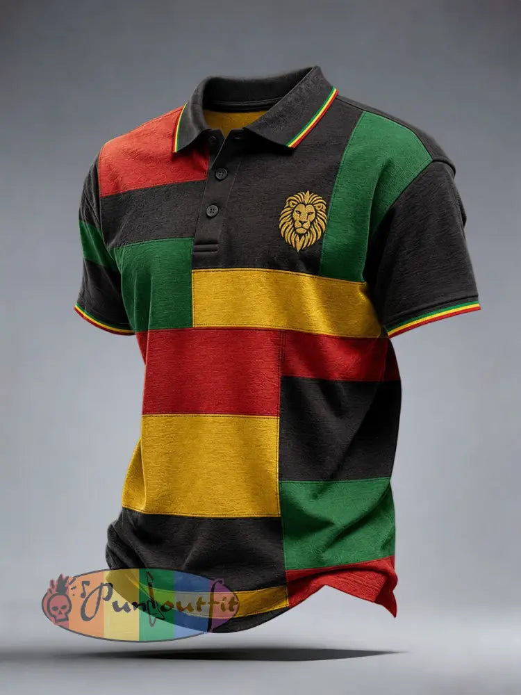 Men's Reggae Polo Shirt