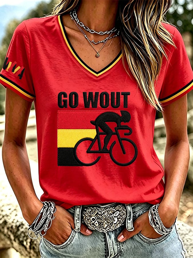 Women's Casual Print Short-Sleeve T-Shirt