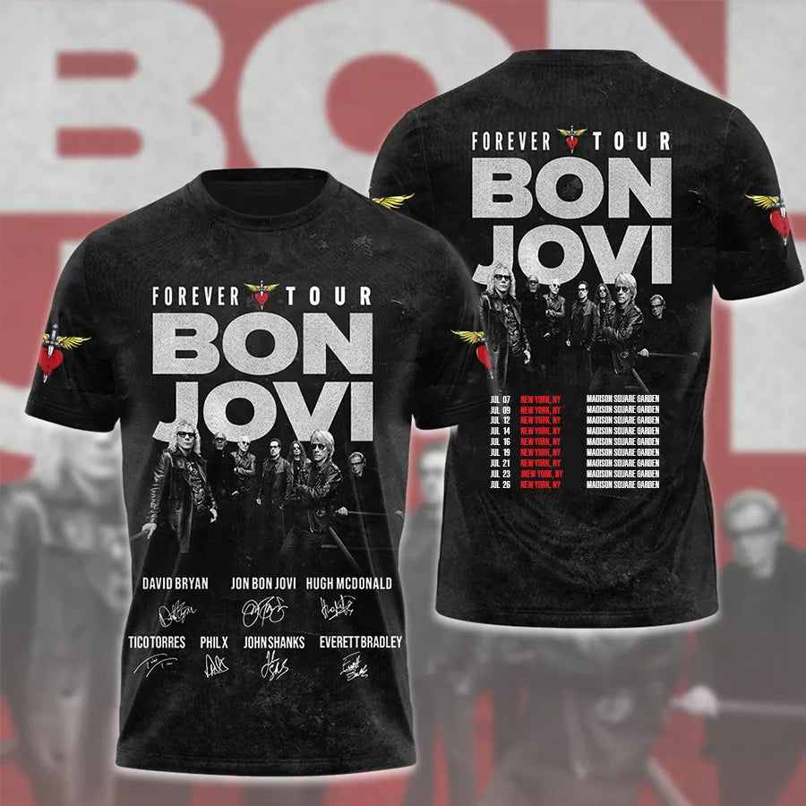 Bon Jovi Fan Retro T-Shirt
