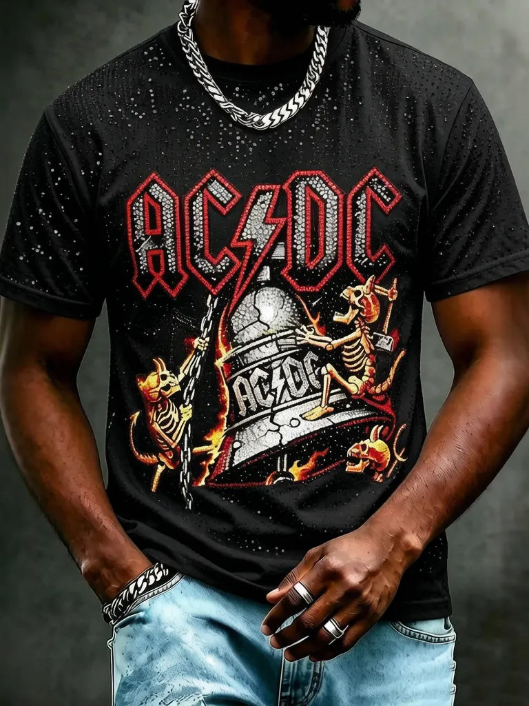 AC/DC Rock Band Fan Retro T-Shirt