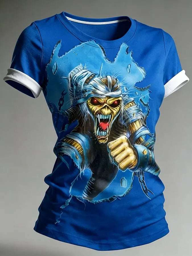 Women's Iron Maiden Tour Short-Sleeve Printed T-Shirt