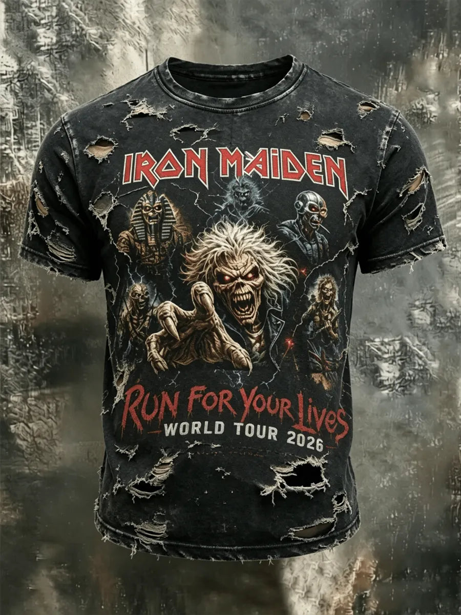 Iron Maiden Run for Your Lives Tour 2026 Hershey T-Shirt