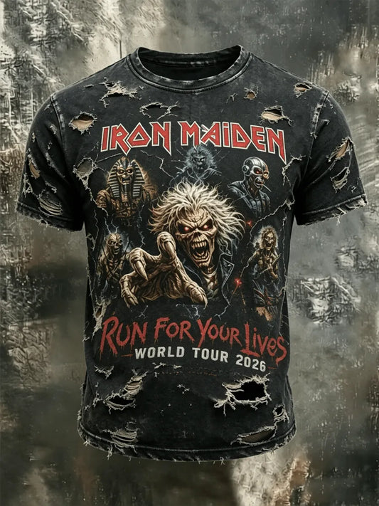 Iron Maiden Run for Your Lives Tour 2026 Hershey T-Shirt