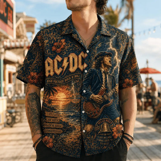 Vintage AC/DC Rock Band Fan Shirt