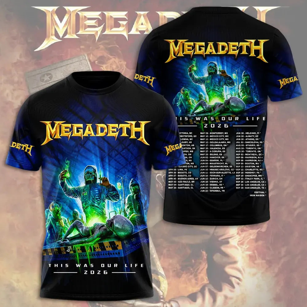 Men's American Thrash Metal Band Short-Sleeve T-Shirt