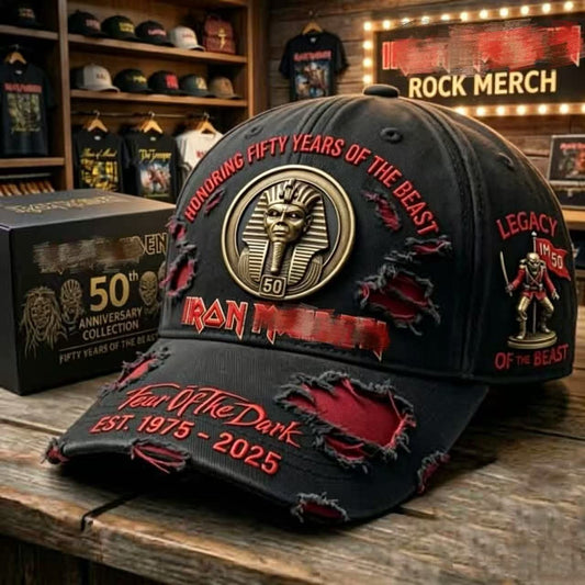 Unisex England Heavy Metal Band 2026 Tour Print Baseball Cap