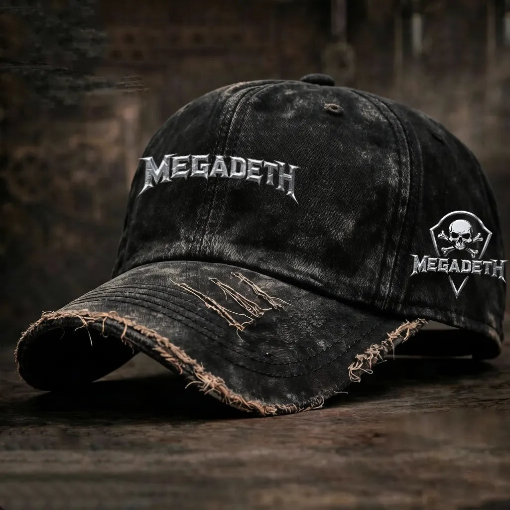 Women's Casual American Thrash Metal Band Print Baseball Cap