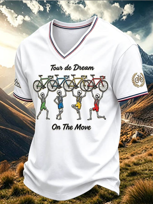 Men's Tour de France Print Top