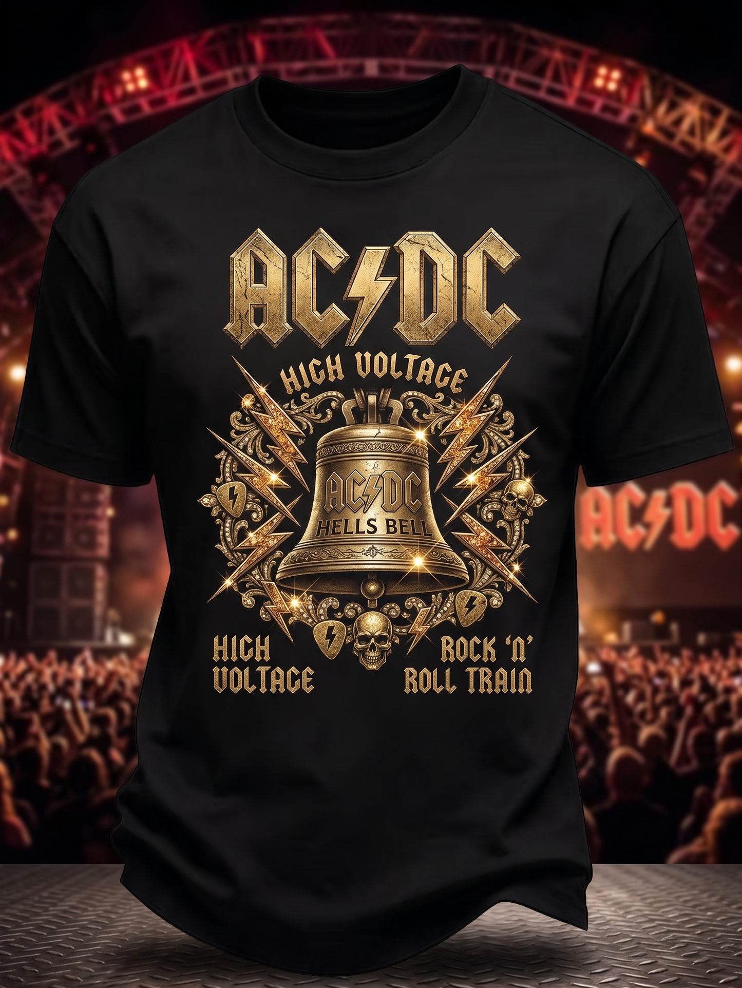 AC/DC Rock Band Fan Retro T-Shirt