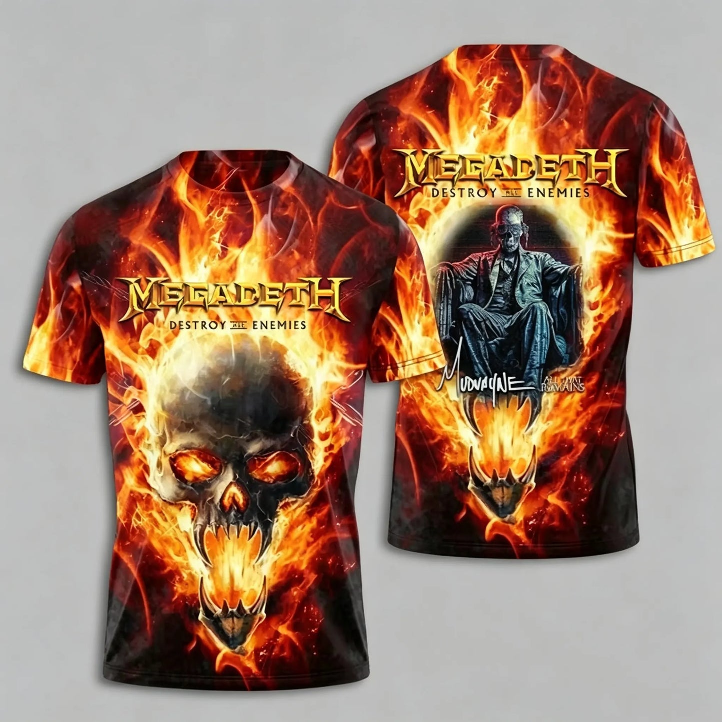 Men's American Thrash Metal Band Short-Sleeve T-Shirt