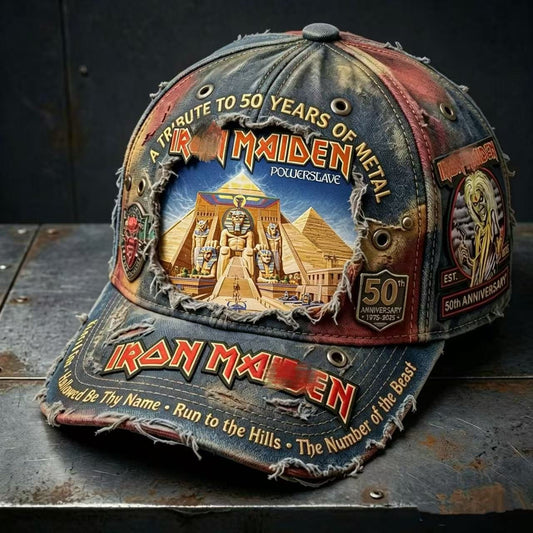 Unisex England Heavy Metal Band 2026 Tour Print Baseball Cap