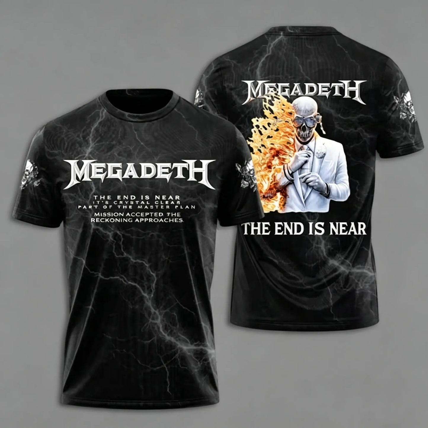 Men's American Thrash Metal Band Short-Sleeve T-Shirt