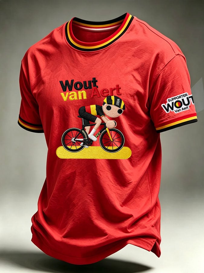 Men's Casual Printed Short-Sleeve T-Shirt