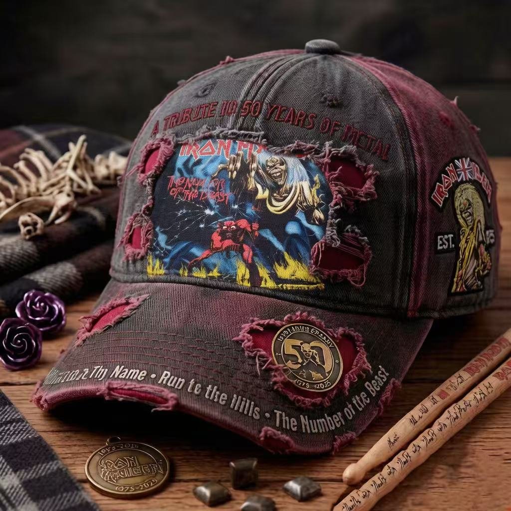 Unisex England Heavy Metal Band 2026 Tour Print Baseball Cap