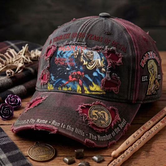 Unisex England Heavy Metal Band 2026 Tour Print Baseball Cap
