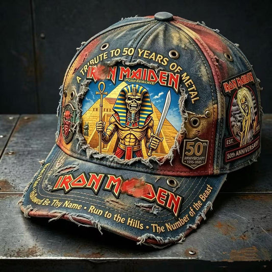 Unisex England Heavy Metal Band 2026 Tour Print Baseball Cap