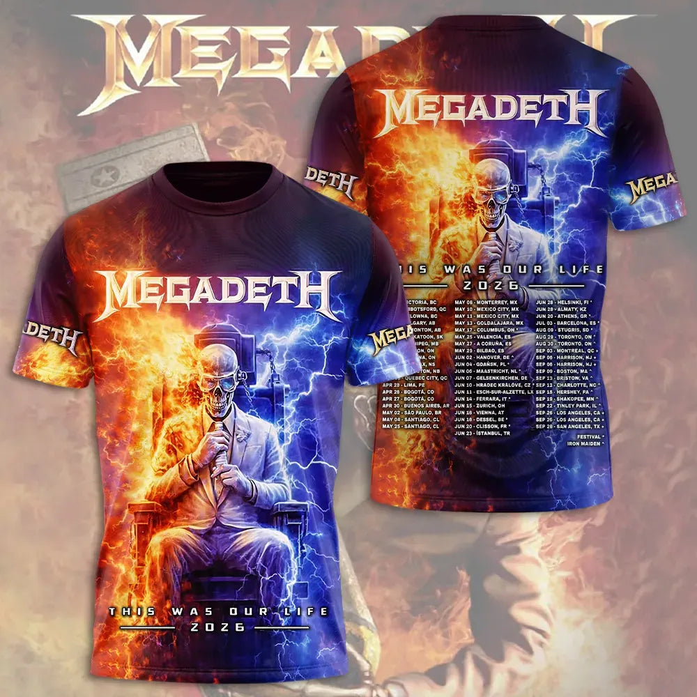 Men's American Thrash Metal Band Short-Sleeve T-Shirt
