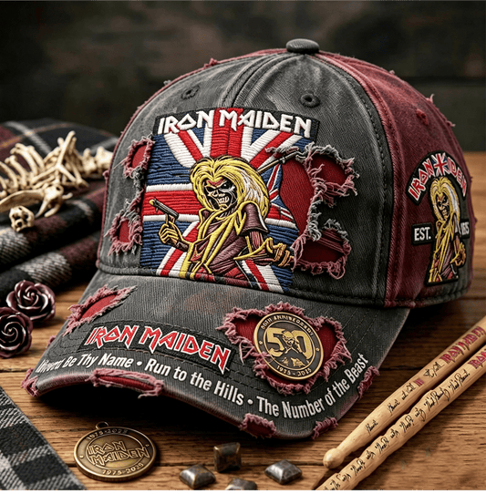 Unisex England Heavy Metal Band 2026 Tour Print Baseball Cap