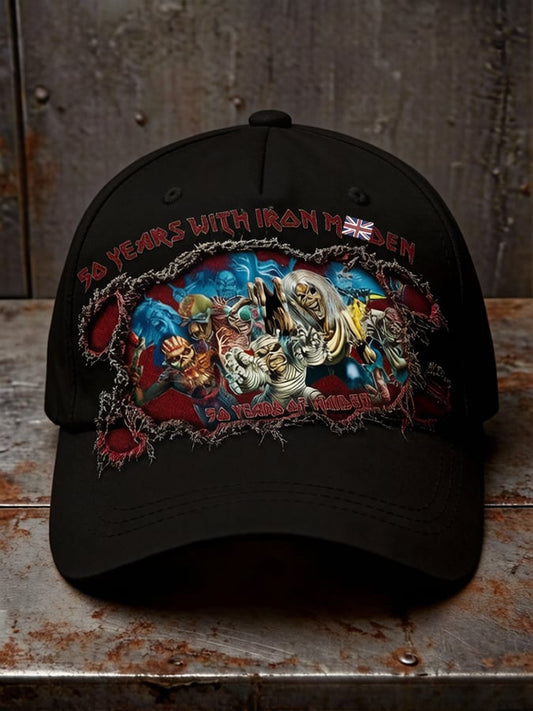 Unisex England Heavy Metal Band 2026 Tour Print Baseball Cap