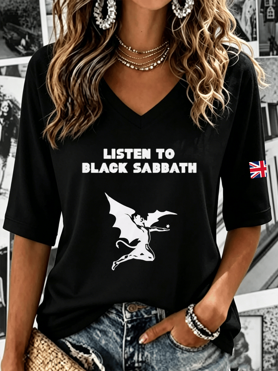 Listen To Black Sabbath T-Shirt