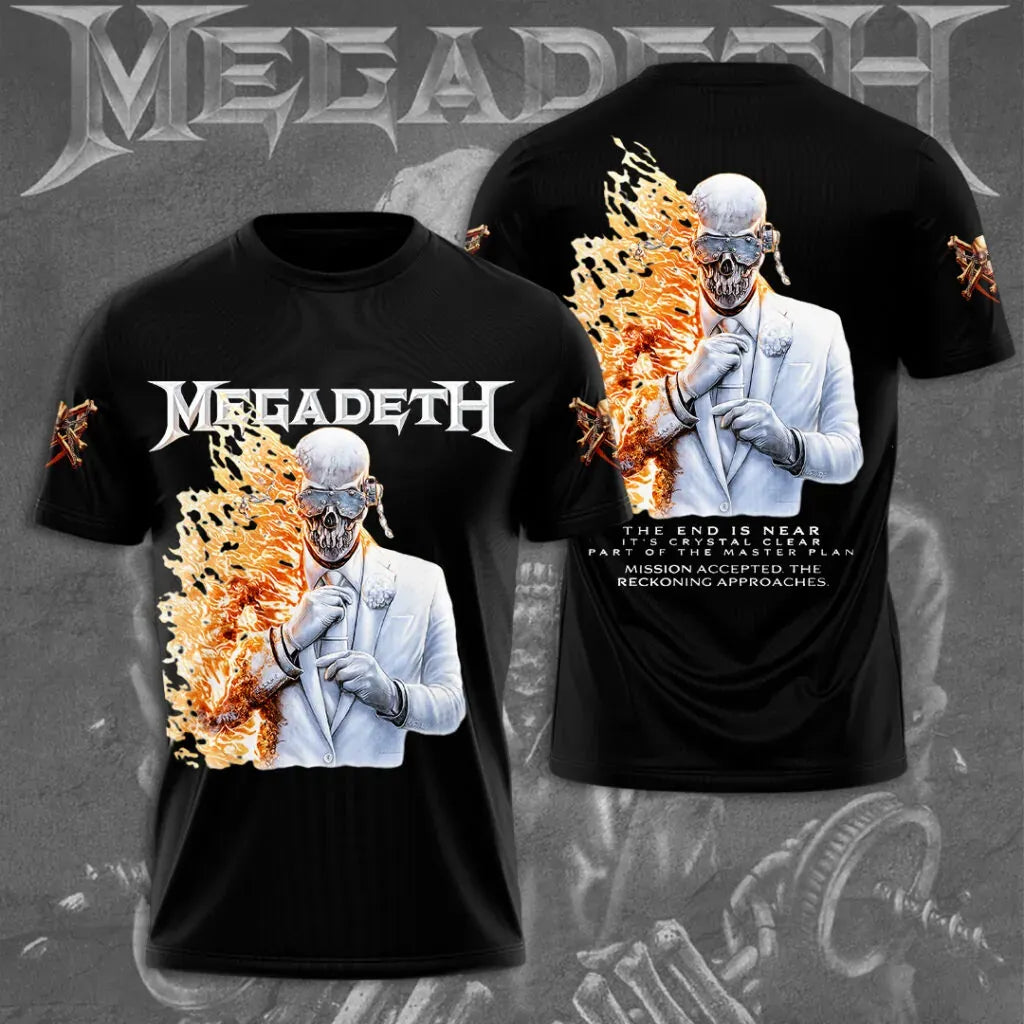 Men's American Thrash Metal Band Short-Sleeve T-Shirt