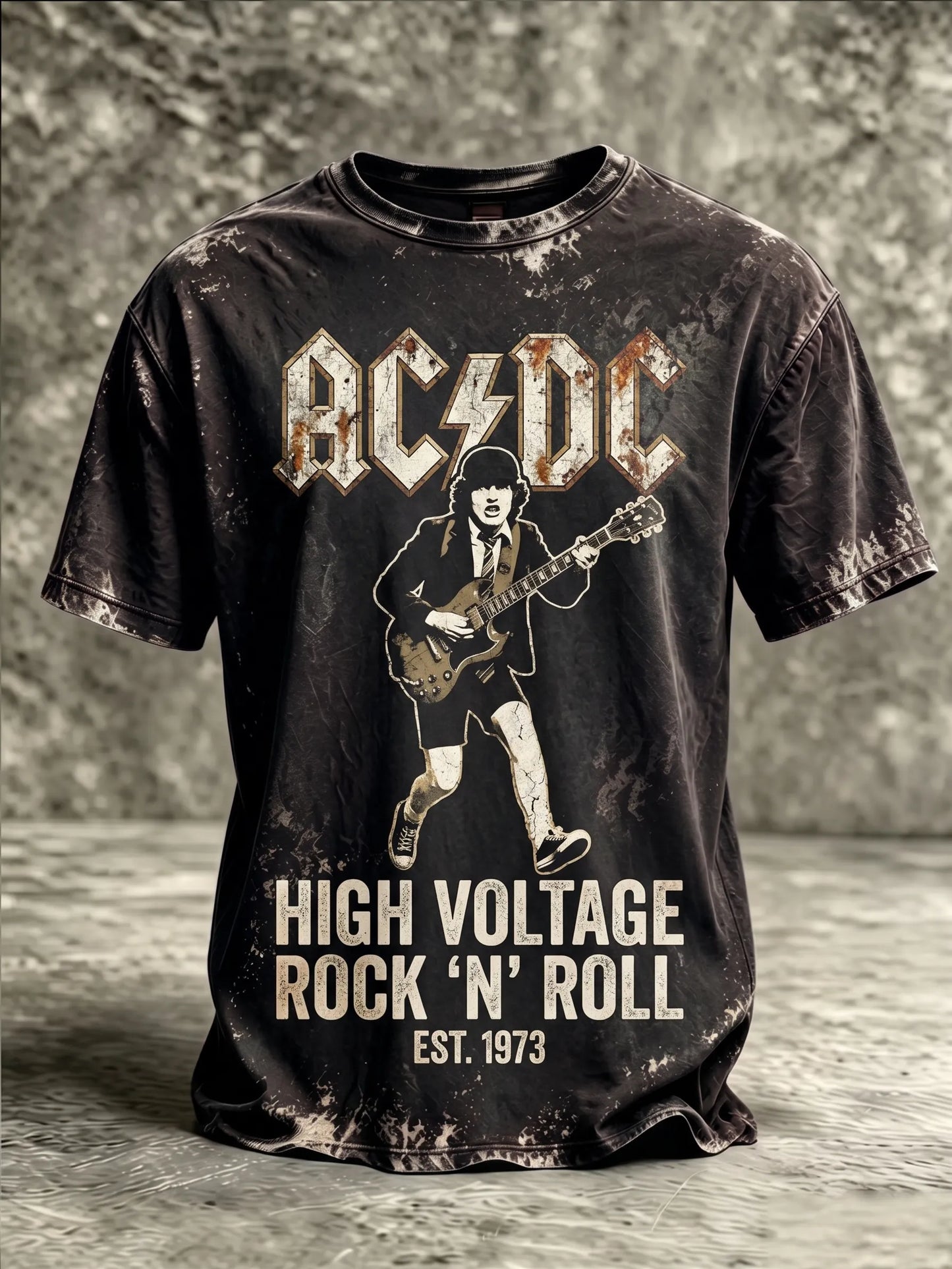 AC/DC Rock Band Fan Retro T-Shirt