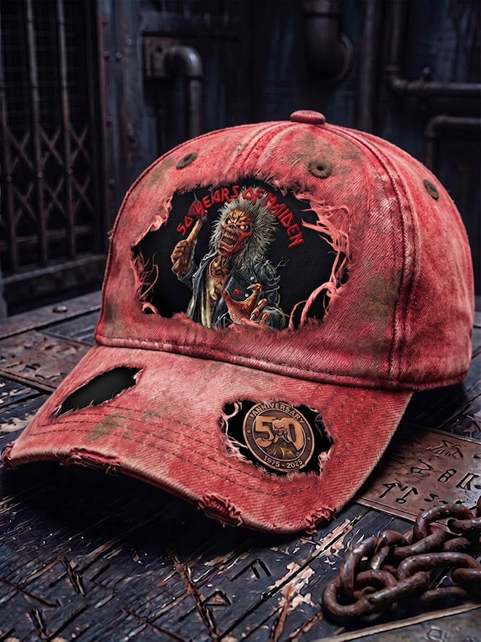 Unisex Band-Print Hat