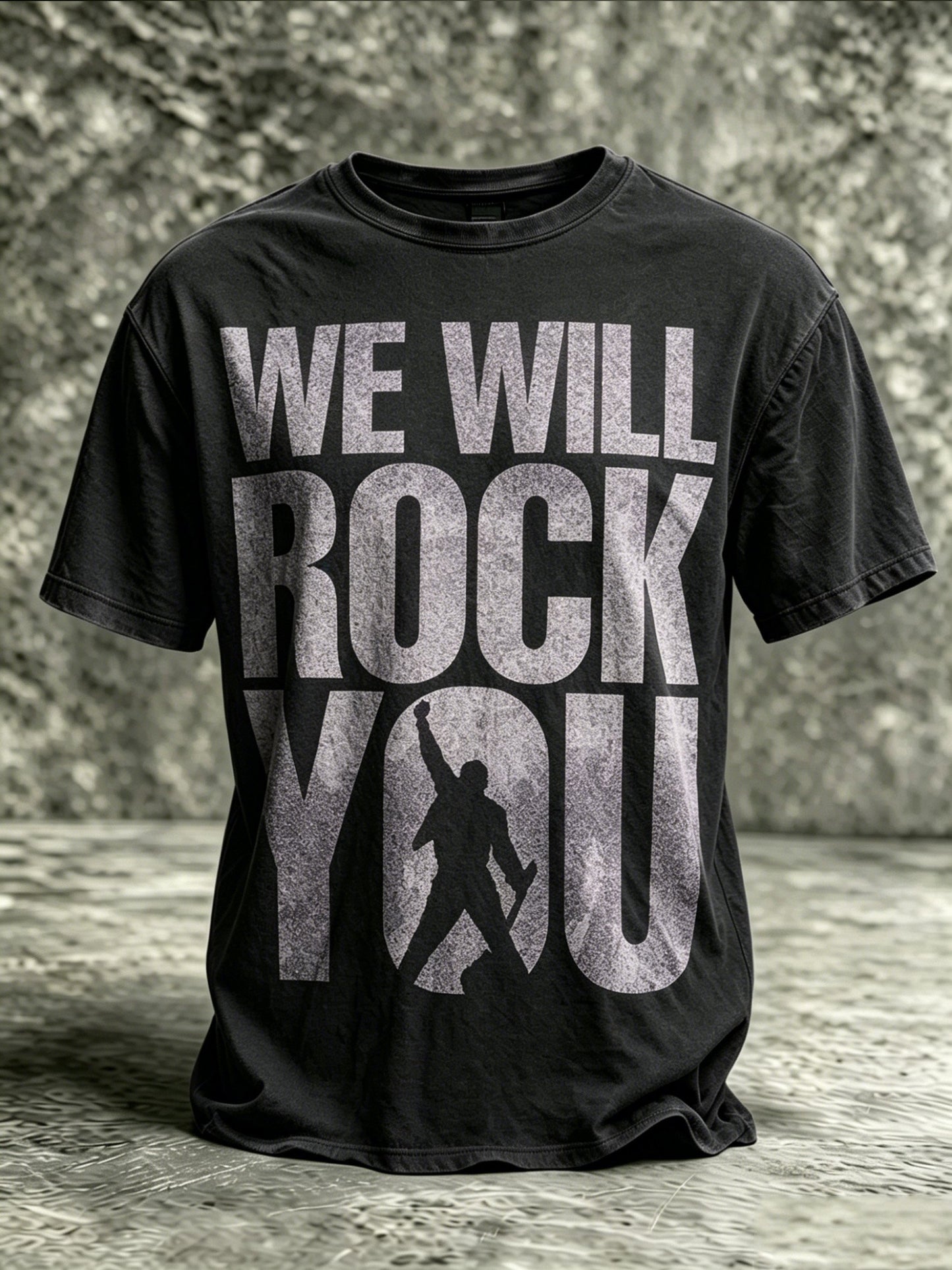 Men's Music-Print Casual Top