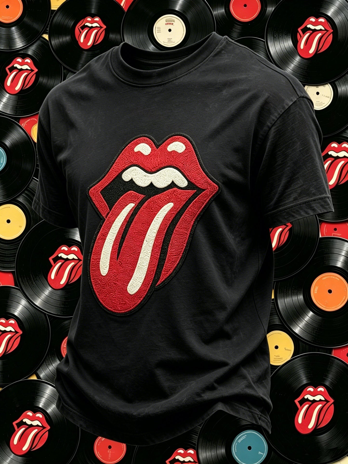 Men's Rock Band Tongue T-Shirt