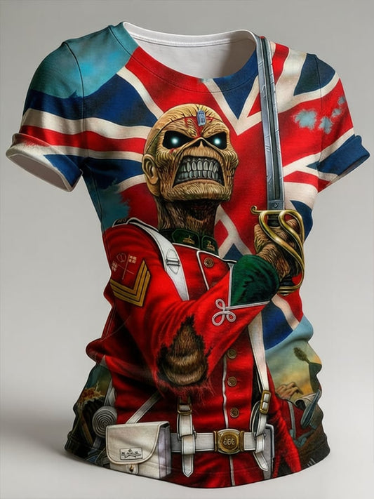 Women's Iron Maiden Tour Short-Sleeve Printed T-Shirt