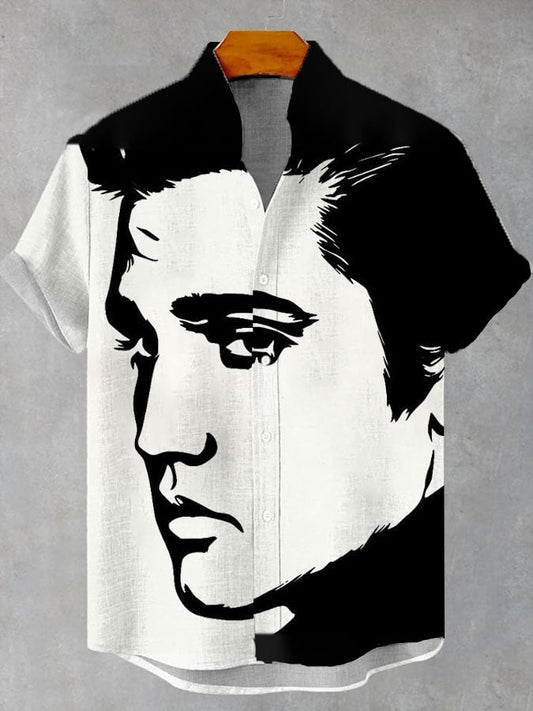 Men's Music Superstar Print Shirt