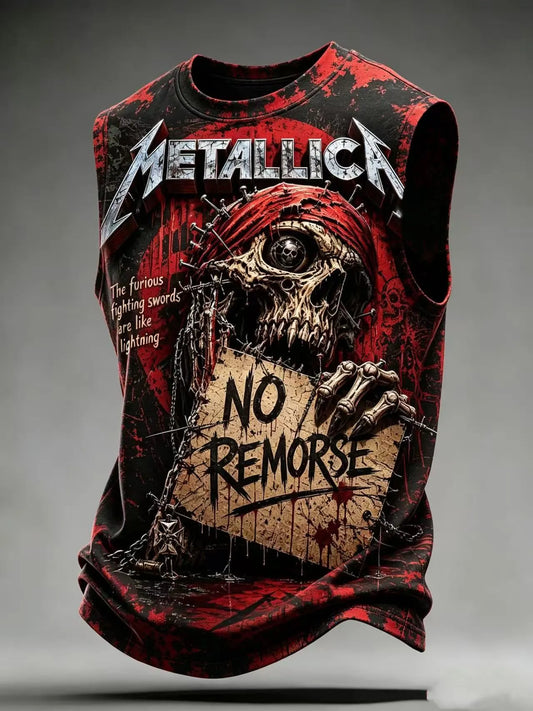 Men's Metallica Fans Print Tank Top
