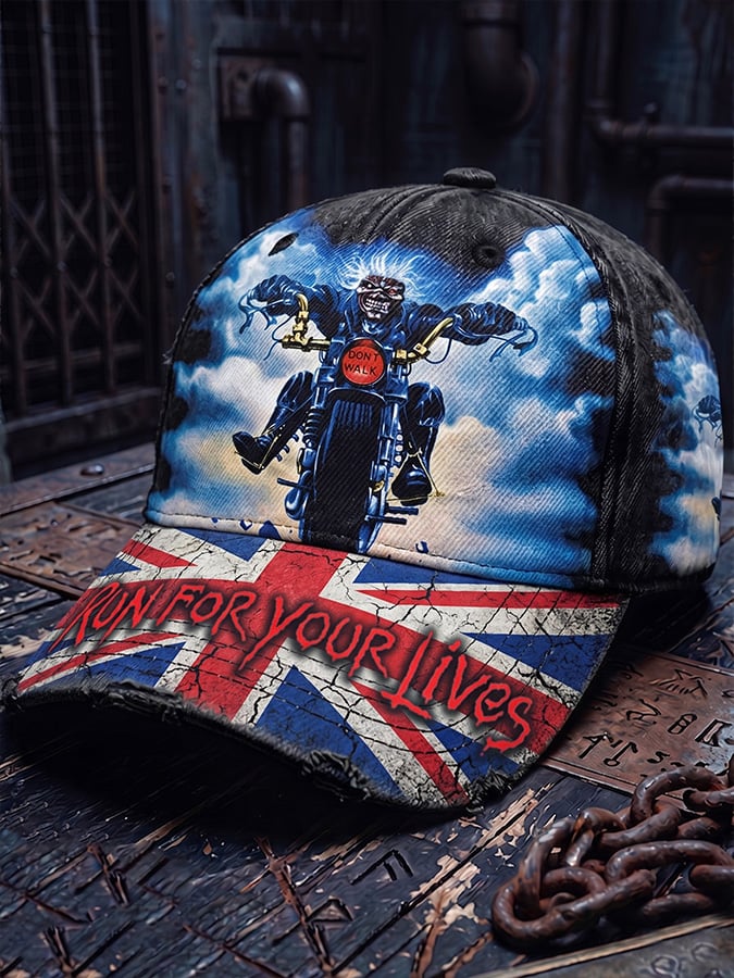Unisex Band-Print Hat