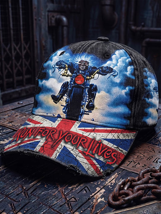 Unisex Band-Print Hat