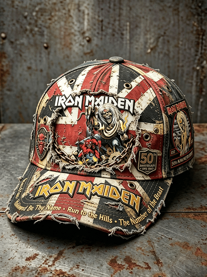 Unisex England Heavy Metal Band 2026 Tour Print Baseball Cap